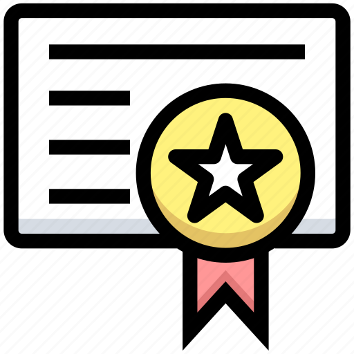 Award, business, certificate, diploma, financial, license, medal icon - Download on Iconfinder