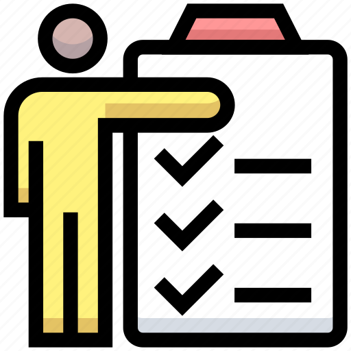 Business, checklist, clipboard, financial, lecture, manager, training icon - Download on Iconfinder
