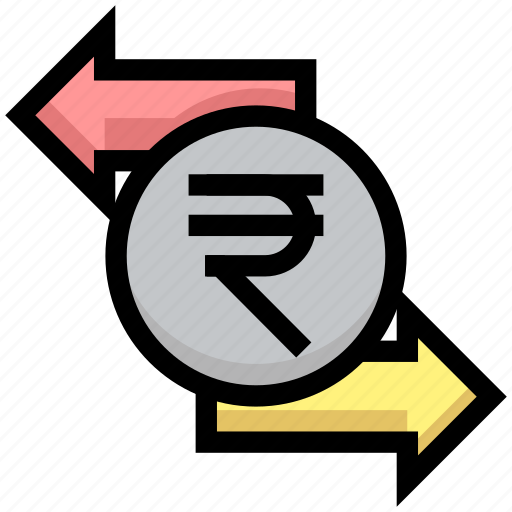 Business, coin, financial, money, rupee, sending, transfer icon - Download on Iconfinder