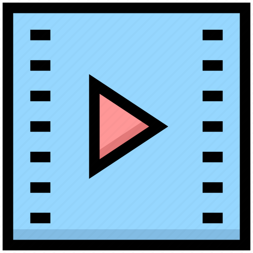 Business, film, financial, media, movie, play, video icon - Download on Iconfinder
