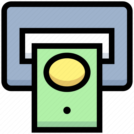 Atm machine, business, cash, financial, money, withdrawal icon - Download on Iconfinder