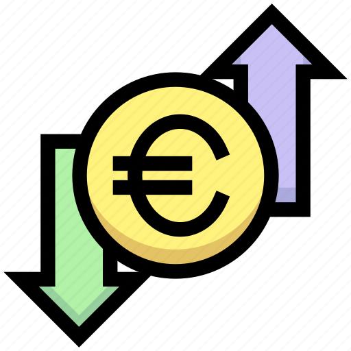 Business, coin, euro, financial, money, sending, transfer icon - Download on Iconfinder