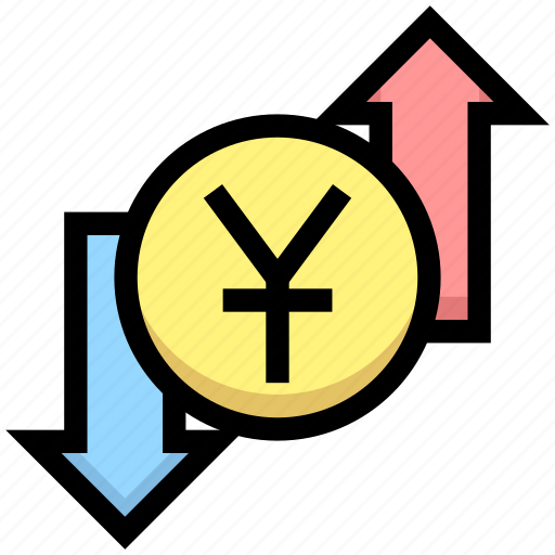 Business, coin, financial, money, sending, transfer, yuan icon - Download on Iconfinder