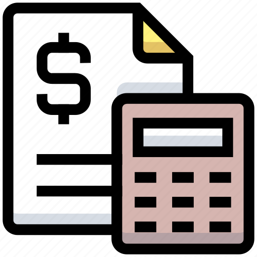 Business, calculator, file, financial, money, stack icon - Download on Iconfinder