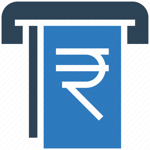 Atm, business, cash, financial, money, rupee icon - Download on Iconfinder