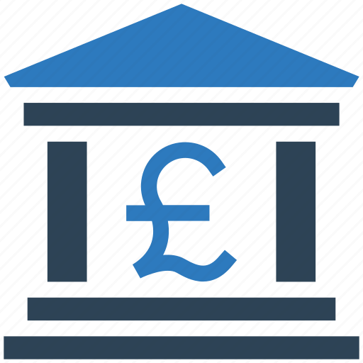 Bank, banking, building, business, financial, pound icon - Download on Iconfinder