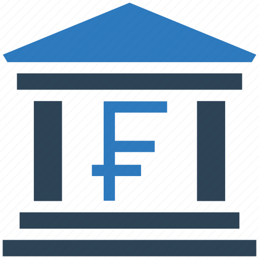 Bank, banking, building, business, financial, franc icon - Download on Iconfinder