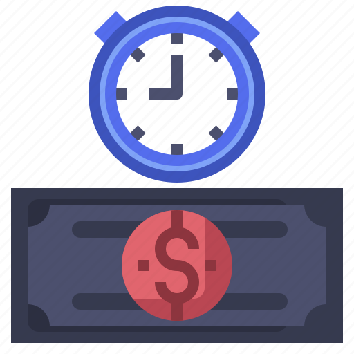 Alarm, clock, money, time, timer icon - Download on Iconfinder