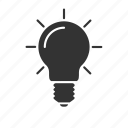 bulb, idea, light
