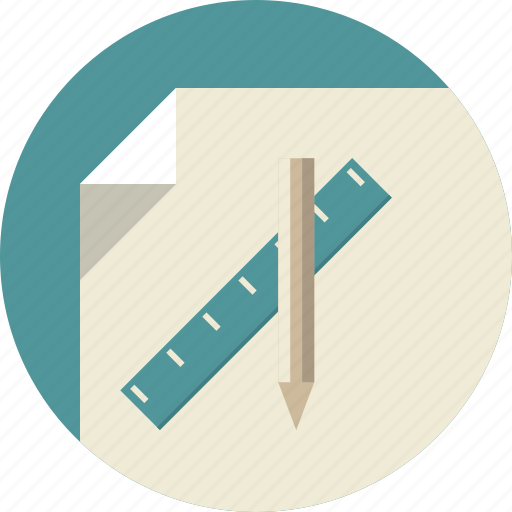 Business plan, paper, pencil, planning, ruler icon - Download on Iconfinder