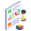 business, analytics, strategy, growth, management, flowchart, timeglass