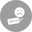apology, customer, hanging, letter, notice, sorry 
