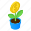 color, dollar, green, growth, money, plant, tree 