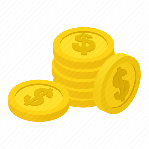 Bank, business, coins, currency, dollar, isometric, purse icon - Download on Iconfinder