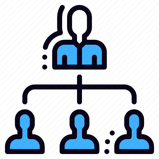 Hierachy, leader, management, team, teamwork icon - Download on Iconfinder