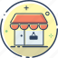 business, ecommerce, line filled, marketing, shop, shop icon, shopping 