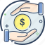 business, fee, fee icon, finance, money, payment, profit 