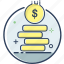 business, cash, coin, coin icon, finance, money, payment 