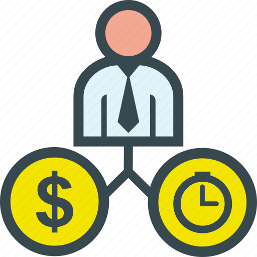 Business, man, money, time icon - Download on Iconfinder