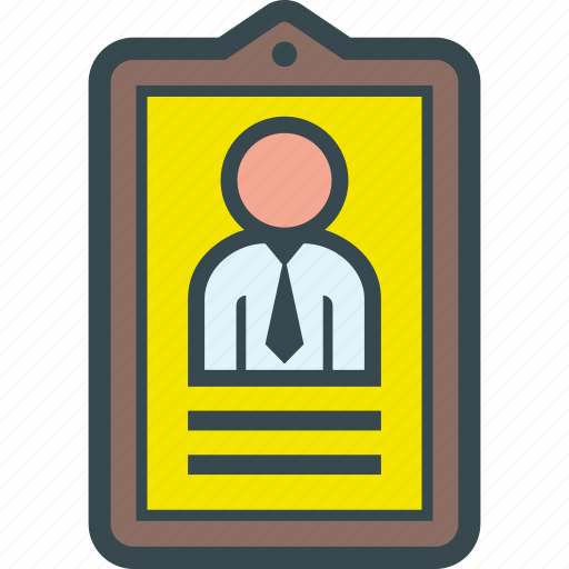 Business, card, employee, id, man icon - Download on Iconfinder