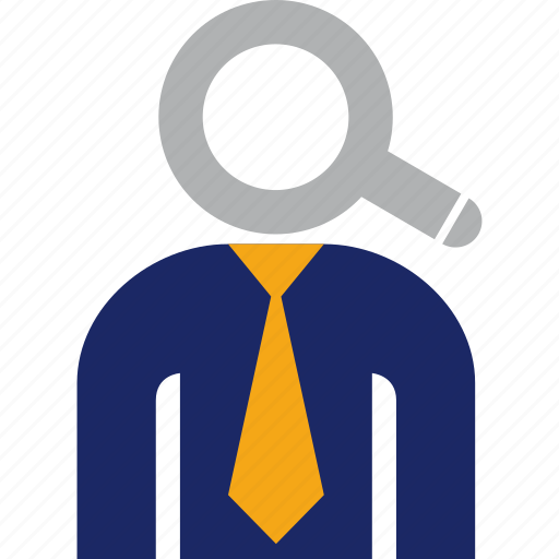 Find, head, headhunter, magnifier, recruitment, search icon - Download on Iconfinder