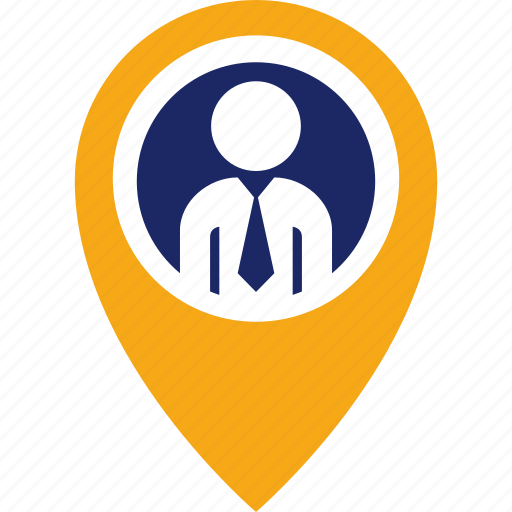 Executive, find, map, pin, location, marker icon - Download on Iconfinder