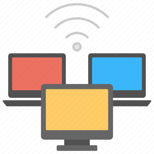 Computer network, computer technology, internet connections, networking concept, wireless connectivity icon - Download on Iconfinder