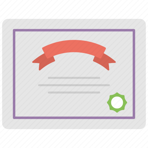 Certificate, certified document, degree, legal document, licence icon - Download on Iconfinder