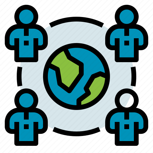 Business, global, network, team icon - Download on Iconfinder