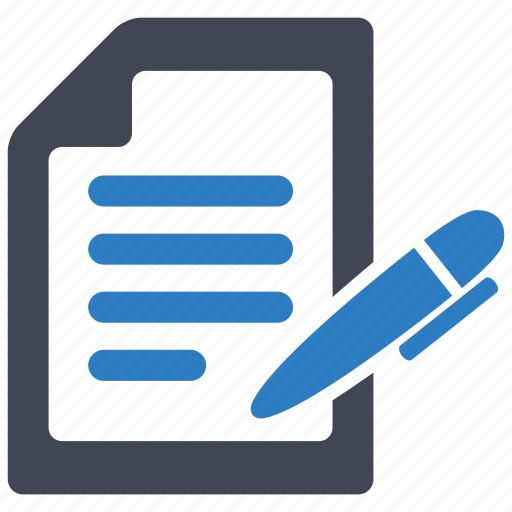 Document, file, pen icon - Download on Iconfinder