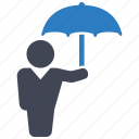 business, businessman, umbrella