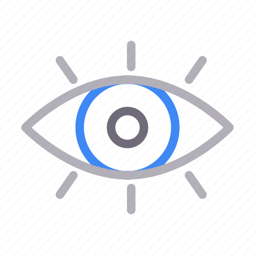 Eye, eyeball, look, view, visible icon - Download on Iconfinder