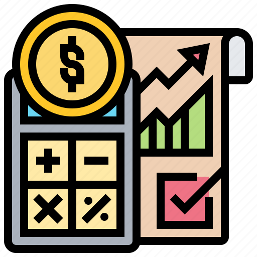 Accounting, calculation, financial, money, trading icon - Download on Iconfinder