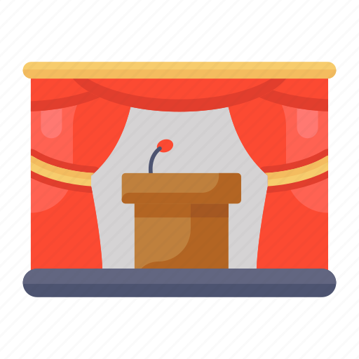 Dais, speaker podium, speech podium, stage, rostrum icon - Download on Iconfinder