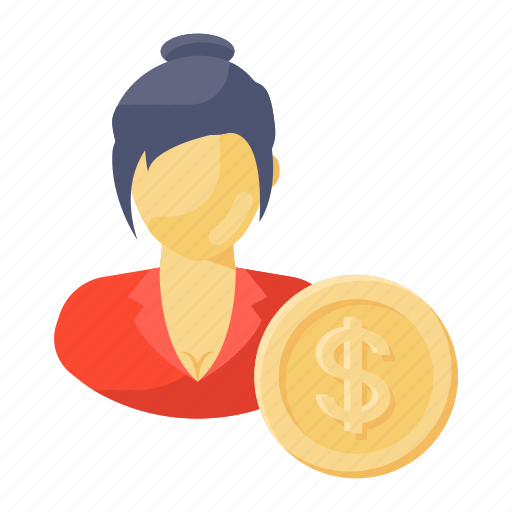 Female, investor, businesswoman, business lady, corporate lady, businessperson, female entrepreneur icon - Download on Iconfinder