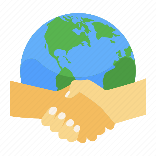 Global, partnership, global partnership, global handshake, global handclasp, global deal, global agreement icon - Download on Iconfinder
