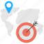 customer locationing, focused audience, geo targeting, location based targeting, map marker 
