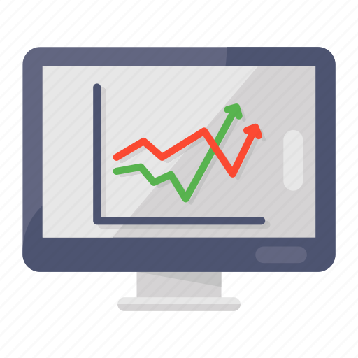 Online, growth, chart, analytics, internet icon - Download on Iconfinder