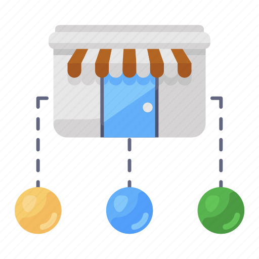 Shop, network, shop network, store network, market network, shop connections icon - Download on Iconfinder