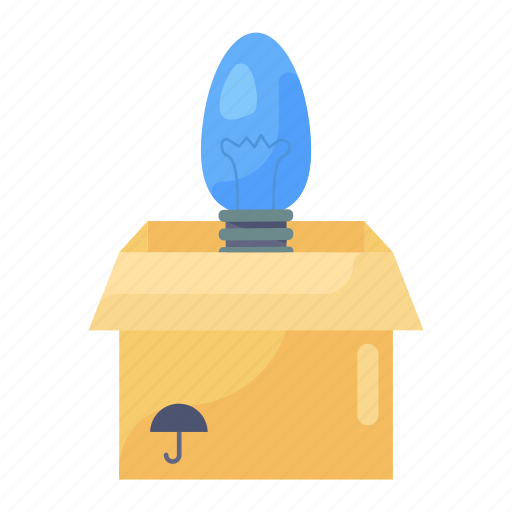 Think, outside, lateral thinking, think outside box, idea box, innovative box, inspirations icon - Download on Iconfinder