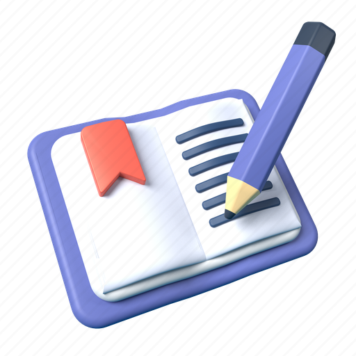 Writing, book, study, read illustration - Download on Iconfinder