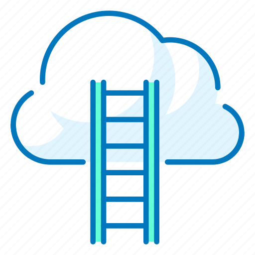 Business, career, cloud, stairs, up icon - Download on Iconfinder