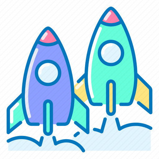 Business, competition, rockets, race icon - Download on Iconfinder