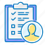 questionnaire, profile, avatar, user 