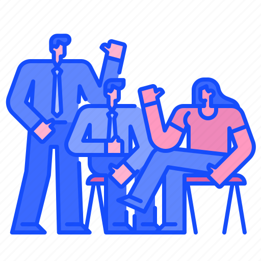 Meeting, business, teamwork, office, corporate, communication, conference icon - Download on Iconfinder
