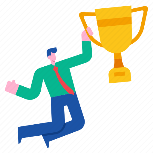 Success, business, businessman, strategic, strategy, reward, trophy icon - Download on Iconfinder