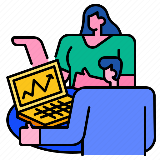 Consulting, strategy, teamwork, businessman, financial, corporate, meeting icon - Download on Iconfinder