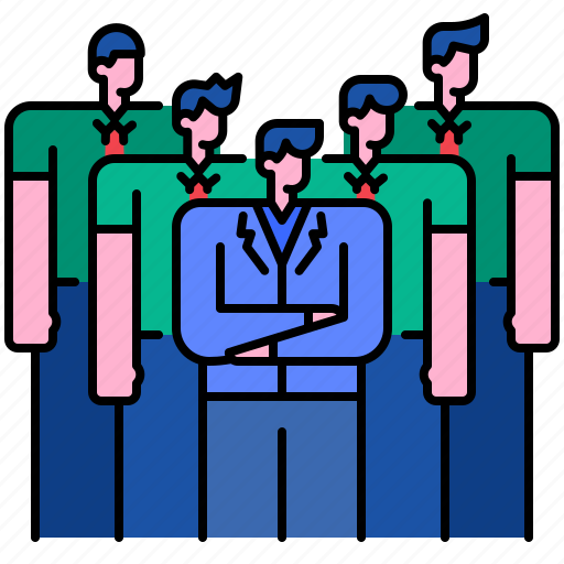 Teamwork, business, meeting, group, cooperation, partnership, leader icon - Download on Iconfinder
