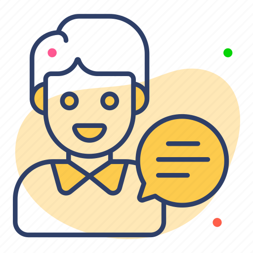 Bsinessman, manager, person, user, chat icon - Download on Iconfinder