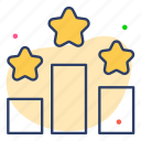 rating star, rating, position, competition, winner